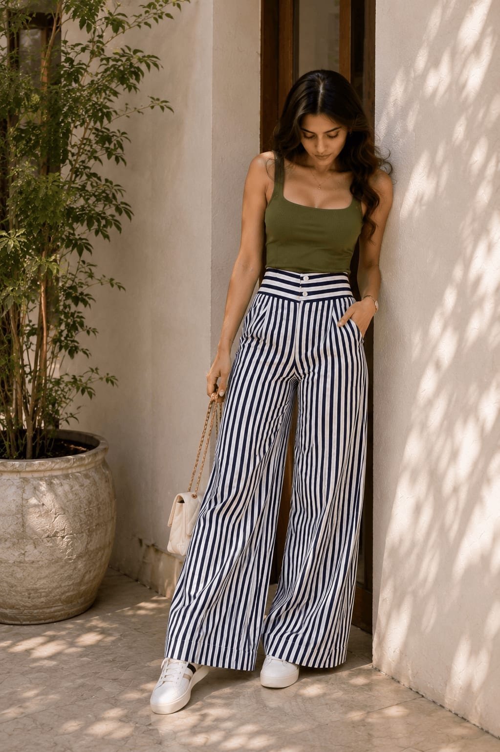 Runway Stripes Trousers 2